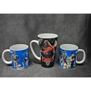 Star Wars Galerie Darth Vader Father & 2 Matching Coffee Mugs Cup Hot Beverage